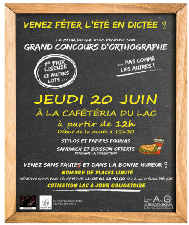 GRAND CONCOURS D&rsquo;ORTHOGRAPHE