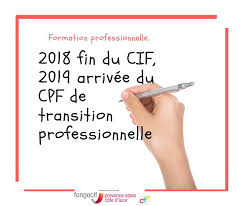 CPF DE TRANSITION PROFESSIONNELLE