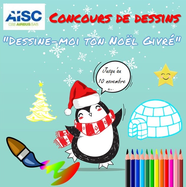 AISC : CONCOURS DE DESSINS : &#x1f427;&#x2744;&#x26c4;Dessine-moi ton Noël Givré&#x1f427;&#x2744;&#x26c4;