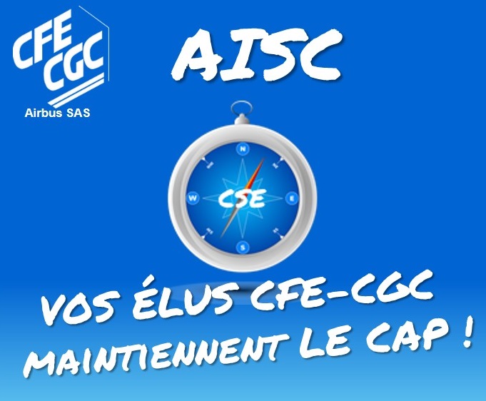 AISC : VOS ELUS CFE-CGC MAINTIENNENT LE CAP !