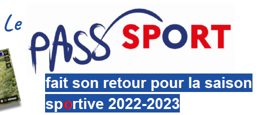 Le Pass&rsquo;Sport fait son retour pour la saison sportive 2022-2023