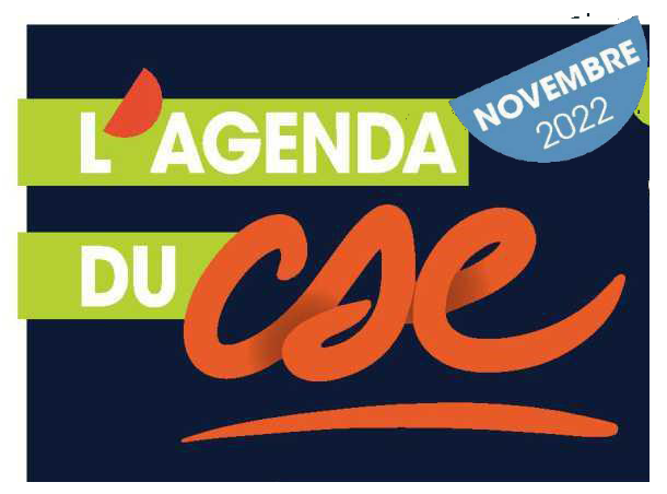 CSE &#8211; Agenda du mois de novembre