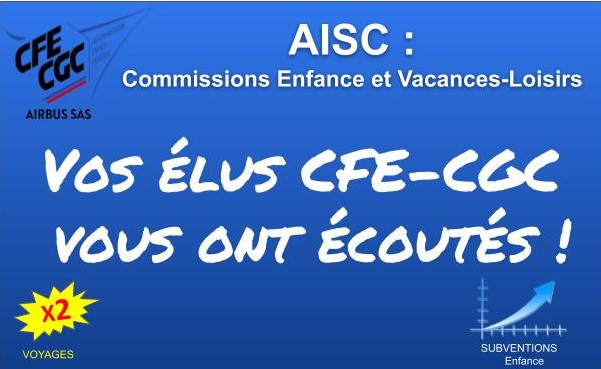 AISC : Commissions Enfance et Vacances-Loisirs