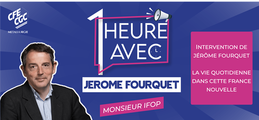 « Une heure avec&#8230; » Jérôme FOURQUET