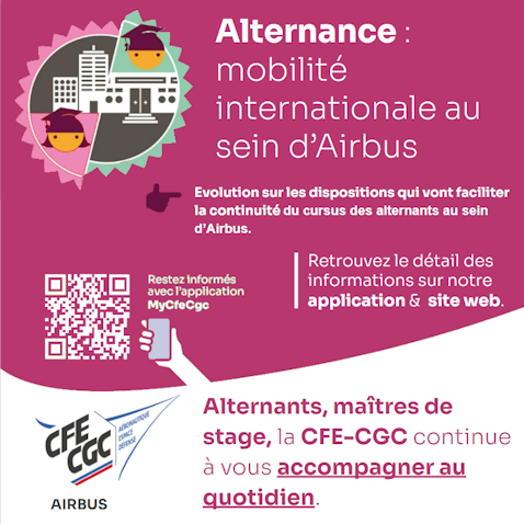 Alternance : mobilité internationale au sein d’Airbus