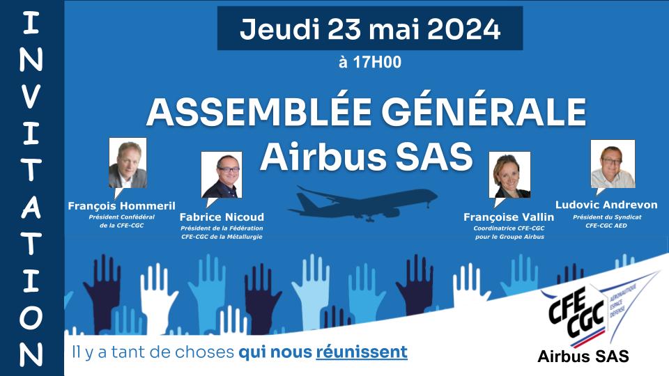 Assemblée Générale CFE-CGC Airbus SAS