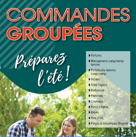CSE &#8211; COOPERATIVE : Commandes groupées pour préparer l’été