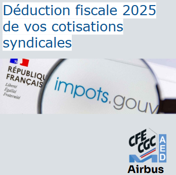 Déduction fiscale 2025 de vos cotisations syndicales