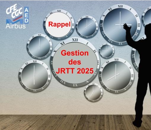 Rappel : GESTION DES JRTT 2025
