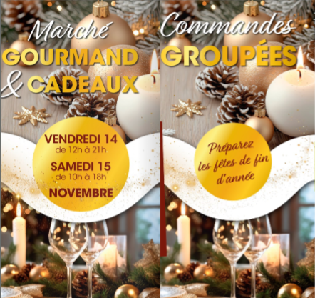 CSE – COOPERATIVE : Marché Gourmand & Commandes groupées de fin d’année !