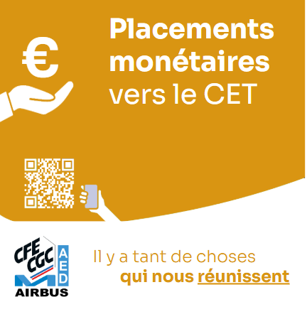 Placements monétaires vers le CET