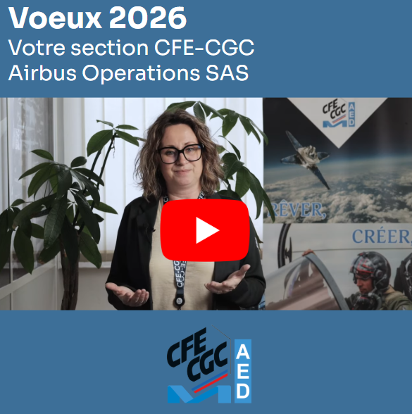 L&rsquo;&eacute;quipe CFE-CGC vous adresse ses meilleurs v&oelig;ux pour 2026