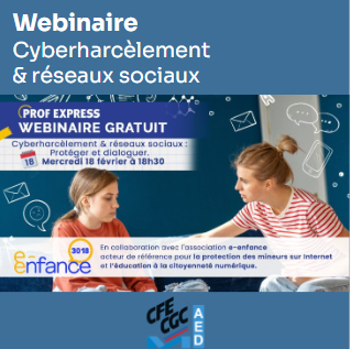 Webinaire Cyberharc&egrave;lement & r&eacute;seaux sociaux