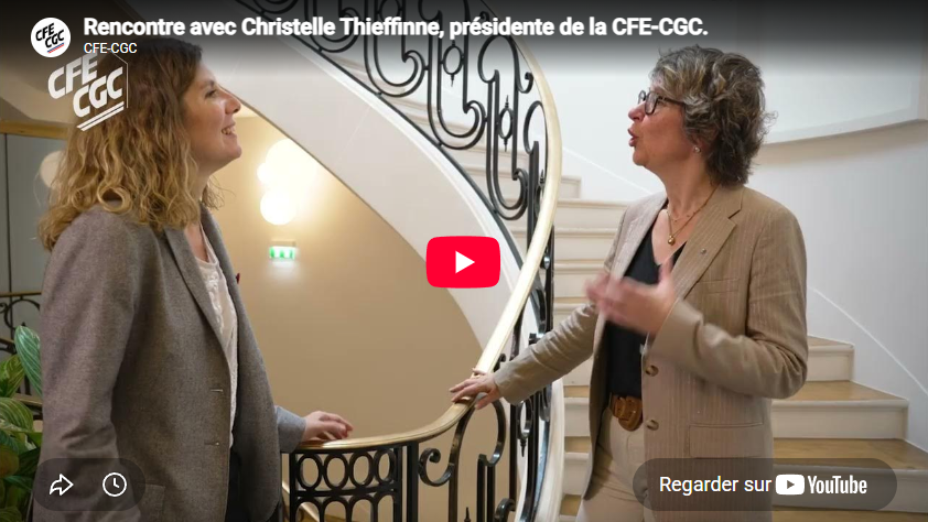 Rencontre avec Christelle Thieffinne, Pr&eacute;sidente de la CFE-CGC